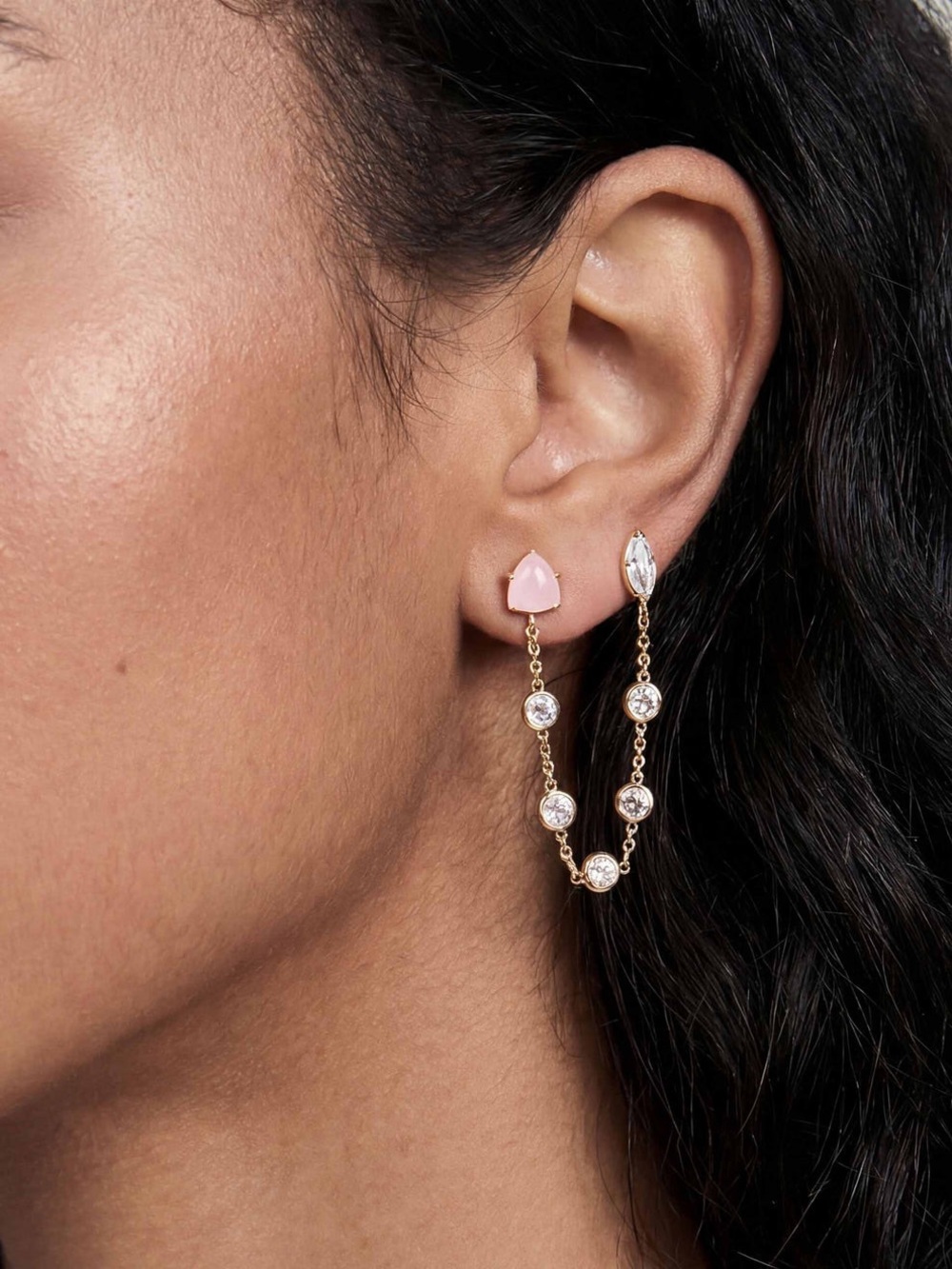 💕One Hour Sale💕ettika Double Pierced Earrings